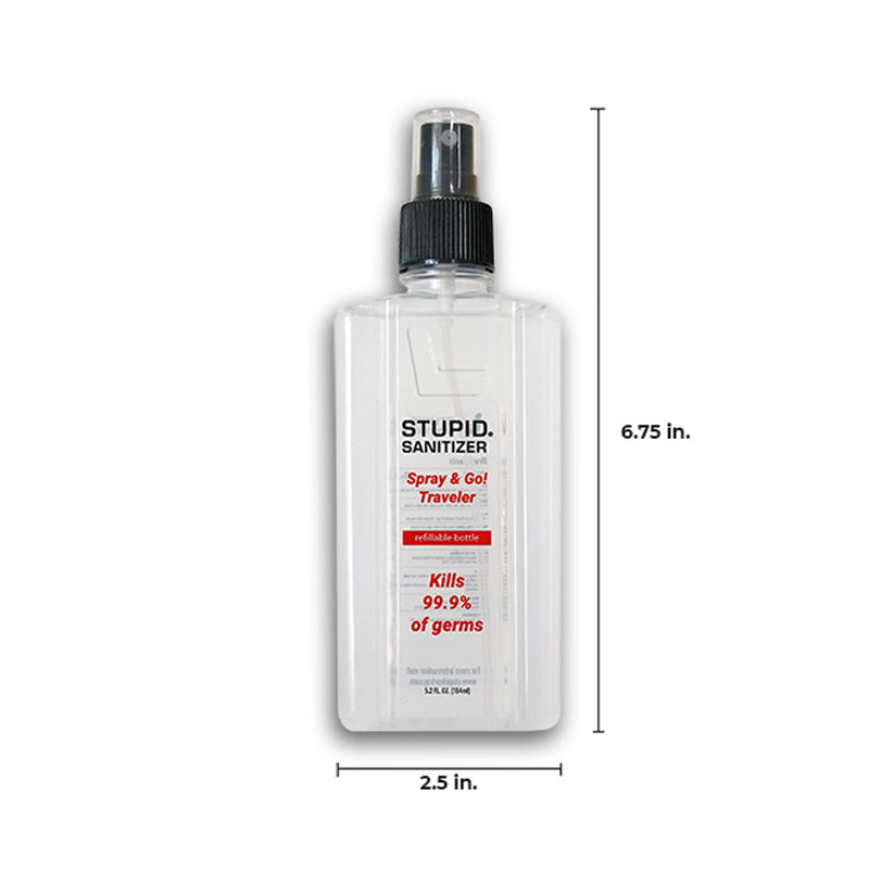 STUPID Sanitizer Spray - Custom Fit + Refillable